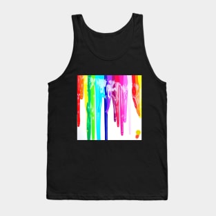 over the rainbow,Paint game Tank Top